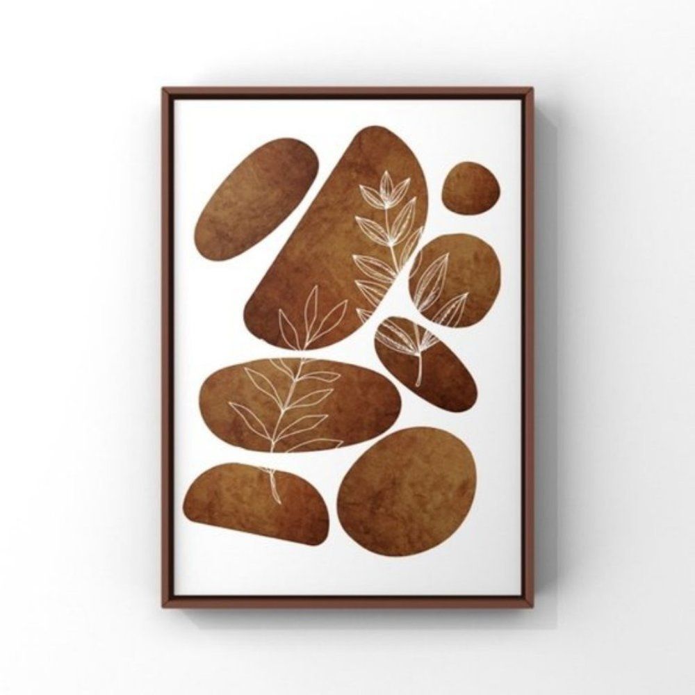 Modern minimalist boho abstract wall art print